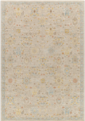 Avant Garde Floral Tan Rug 5'x7'5