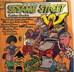 Sesame Street: Rubber Duckie & Other Favorites \u2013 Peter Pan Records 8095 (Vintage Children's LP)