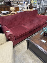 Burgundy Sofa