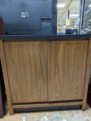 Faux Stone Top TV Cabinet