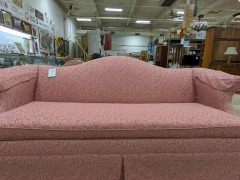 Ethan Allen Pink Sofa