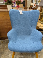 Mid Century Modern Wingback Chair