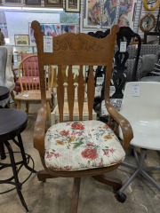 Oak Office Chair