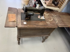 Sewing Machine in table
