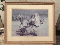 Framed Print: \u201cSea Horses\u201d by Frederick Morgan