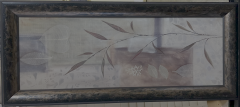 Framed Print \u2013 Botanical Leaf Branch Abstract
