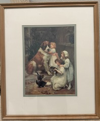 Framed Print - Never Mind by Arthur John Elsley