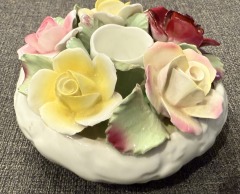 Aynsley Fine Bone China Floral Posy \u2013 Hand-Modeled in England (4\