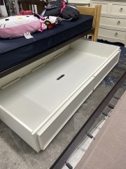 White Wood Trundle