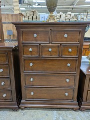 Wood 5 Drawer Dresser