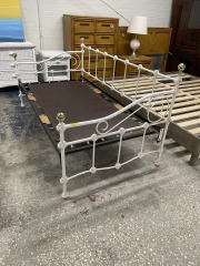 White And Gold Metal Daybed