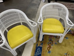 Vintage Palm Beach Regency Chairs (Set of 2)