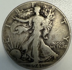 1941 Walking Liberty Half Dollar