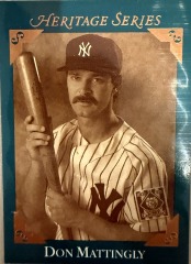 1992 Leaf Heritage Series BC-5 \u2013 Don Mattingly (Lou Gehrig Tribute)