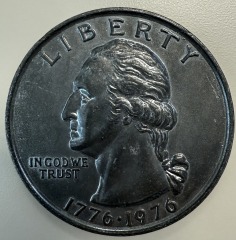 Jumbo Bicentennial Quarter \u2013 Replica Display Coin