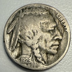 1929 Buffalo Nickel \u2013 U.S. 5\u00a2 Coin