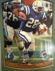 Marshall Faulk - 1999 Topps \u201cTransactions\u201d #40
