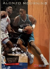 1993-94 NBA Hoops Supreme Court Alonzo Mourning