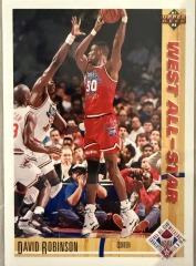 1991?92 Upper Deck #58 David Robinson \u2013 West All?Star