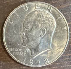 1972 Eisenhower Dollar \u2013 Space Race Tribute Coin