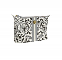 2161O2 | ANNA GRIFFIN Damask Noire Large Cosmetic | BLACK