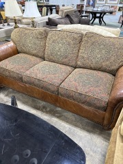 Leather\/Fabric Sofa