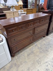 Wood 7 Drawer Dresser