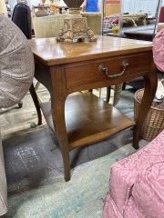 Wood End Table