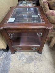 End Table\/glass insert