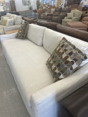 Deep White Couch