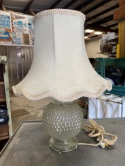 Vintage Glass Ball Lamp