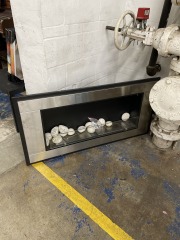 Lil Stainless Fireplace