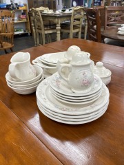 Pfaltzgraff Tea Rose (Set of 19)
