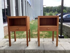 Pair of Stickley Cherry Nightstands