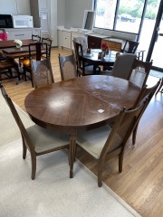 Table with six chairs