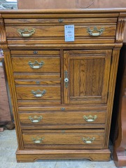 Lexington Recollections Oak 5 Drawer Chest
