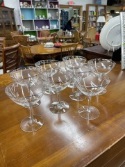 Crystal Silver Rim Short Glass (Set of 8)