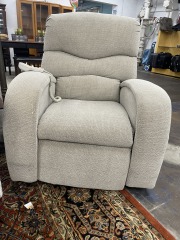Beige Reclining Lift Chair (Tested)
