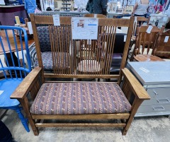 Stickley MIssion Oak Settee