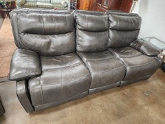 Leather Power Reclining Sofa