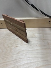 Custom Made Teakwood Key Rack