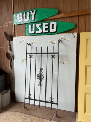 Wrought Iron Burglar Bar Window 35 x 68.5