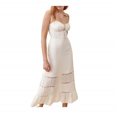 2195P6 | REFORMATION Harvest Dress | SIZE 6 | IVORY