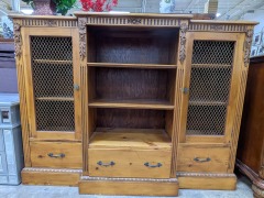 French Country Wood\/Mesh Hutch