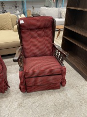 Red Plaid rocker