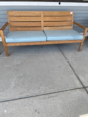 Crate & Barrel Outdoor Loveseat