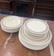 1970s Vintage Stoneware (Set of 19)