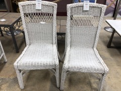 White Wicker Chair