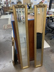 Gold Shell Detailed Pair of Mirrors (8x52)