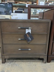 Vanguard dark brown 3 drawer dresser